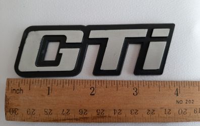 GTi car badge