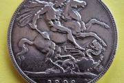 Great Britain 1896 Queen Victoria Third Portrait Crown - LX Variant