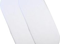 main image for ad Fitted Cotton Moses Basket Sheets - Pack of 2 White