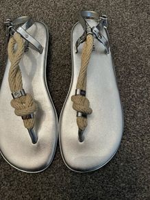 Michael Kors Silver Sandals