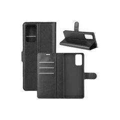 For Samsung Galaxy Note 20 / Note 20 5G Wallet Case Cover Flip Book PU Leather Holder Card Slots Black - FHT29SMK1