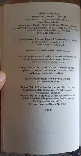 Best Irish Walks, Ed. Joss Lynam