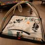 Tiny Love Newborn Play Gym | Black & White Baby Activity Mat with Hanging Toys Image 3