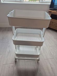 Ikea Raskog white trolley