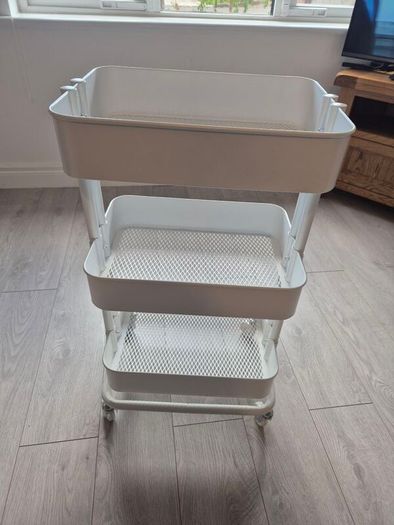 Ikea Raskog white trolley
