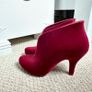 Melissa Red Velvet Heels UK6.5 Image 6
