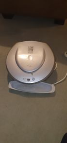 Large George Foreman Health Grill with Drip Tray - Silver