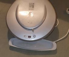 Large George Foreman Health Grill with Drip Tray - Silver
