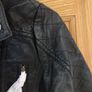 Vegan black leather jacket Image 3