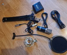 Professional USB Home Stereo Sound Recording Condenser Microphone