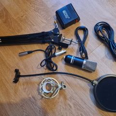 Professional USB Home Stereo Sound Recording Condenser Microphone
