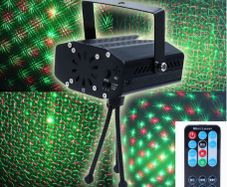 Mini laser DJ stage light with remote controller