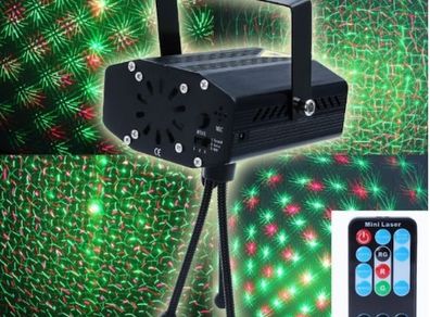Mini laser DJ stage light with remote controller