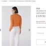 German brand Oui - Light Cardigan - Orange colour - Size DE 38 UK 12 - BNWT RRP 100 Image 6