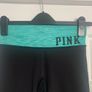 Victorias Secret PINK Mint & Black Yoga Leggings Image 5
