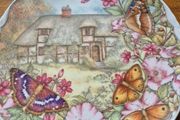 Royal Albert Plate Butterfly Garden