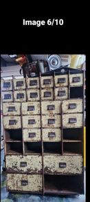 Vintage Industrial Metal Cabinet