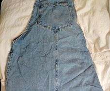 Denim Pinafore Dress Casual