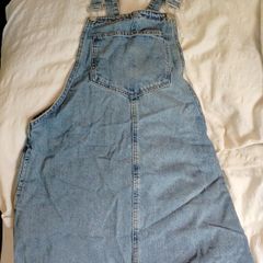 Denim Pinafore Dress Casual
