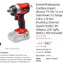 Einhell Professional Cordless Impact Wrench TP-CW 18 Li BL Solo Power X-Change (18 V, 215 Nm, Brushless, External Square Socket, Bit Adapter, LED Light, Battery Not Included) Image 7
