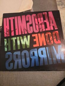 AEROSMITH : Done With Mirrors-LP (1985 UK pressing- CBS Promo copy)