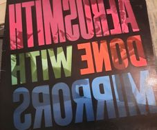 AEROSMITH : Done With Mirrors-LP (1985 UK pressing- CBS Promo copy)