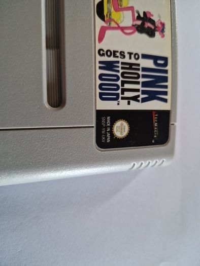 Pink Goes to Hollywood Super Nintendo Snes Arcade Retro Games Original