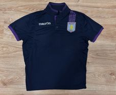 Aston Villa football polo tee shirt Macron AVFC