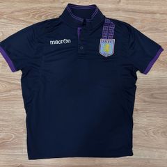 Aston Villa football polo tee shirt Macron AVFC