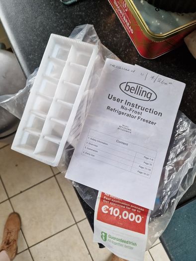 Belling BFF250WH 55cm Fridge Freezer