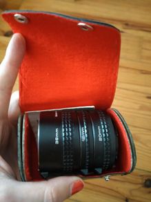 3 Extension Tubes for APK mount - Macro Photography