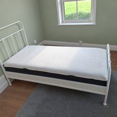 IKEA single bed with mattress