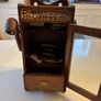 Antique Edwardian Oak Smoker's Cabinet Image 2