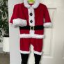 Like New: Christmas Santa Costume (9-12 months) Image 2