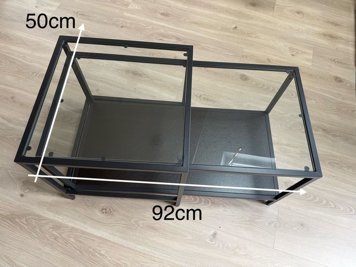 Glass coffe table