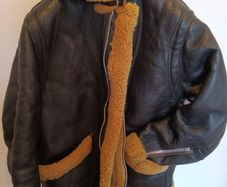 Vintage Sheepskin Leather Jacket