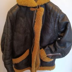 Vintage Sheepskin Leather Jacket