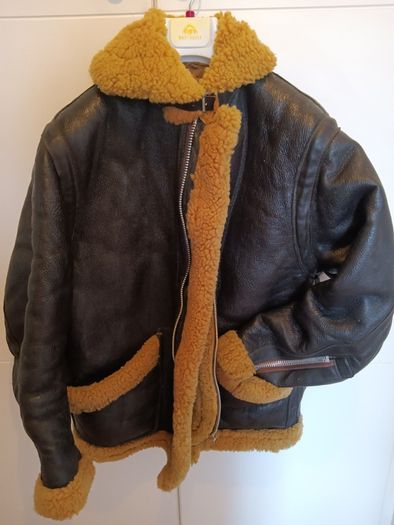 Vintage Sheepskin Leather Jacket