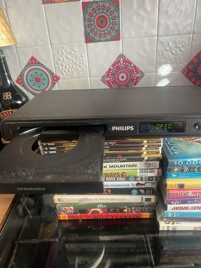 Phillips DVD player plus DVDs