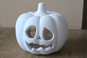 White pumkin tea light holder