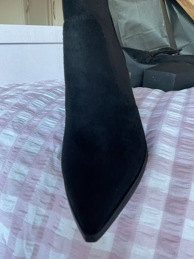 ankle boots black western inspired ankle boot size 40