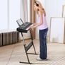 61 Key Digital Keyboard Piano, Lighted Keys, Electric Portable Piano with Adjustable Stand 600 Tones 500 Rhythms Built-In Speakers Sustain Pedal Headphones, USB MIDI for Beginners Image 8