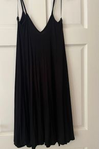Boohoo Black Sun Dress