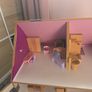 Large Wooden Dollhouse with Furniture & Accessories Image 7