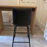 DAVY Bar Stools Anthracite Grey Set of 2 Image 3