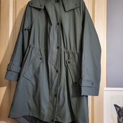 F&F Olive green raincoat size M NEW