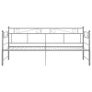Pull-out Sofa Bed Frame Grey Metal 90x200 cm Image 6