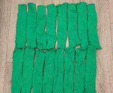 Bright Green Legwarmers Bundle - 8 Pairs