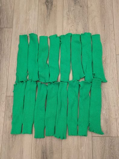 Bright Green Legwarmers Bundle - 8 Pairs