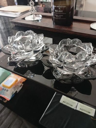Two new bridge candle holders